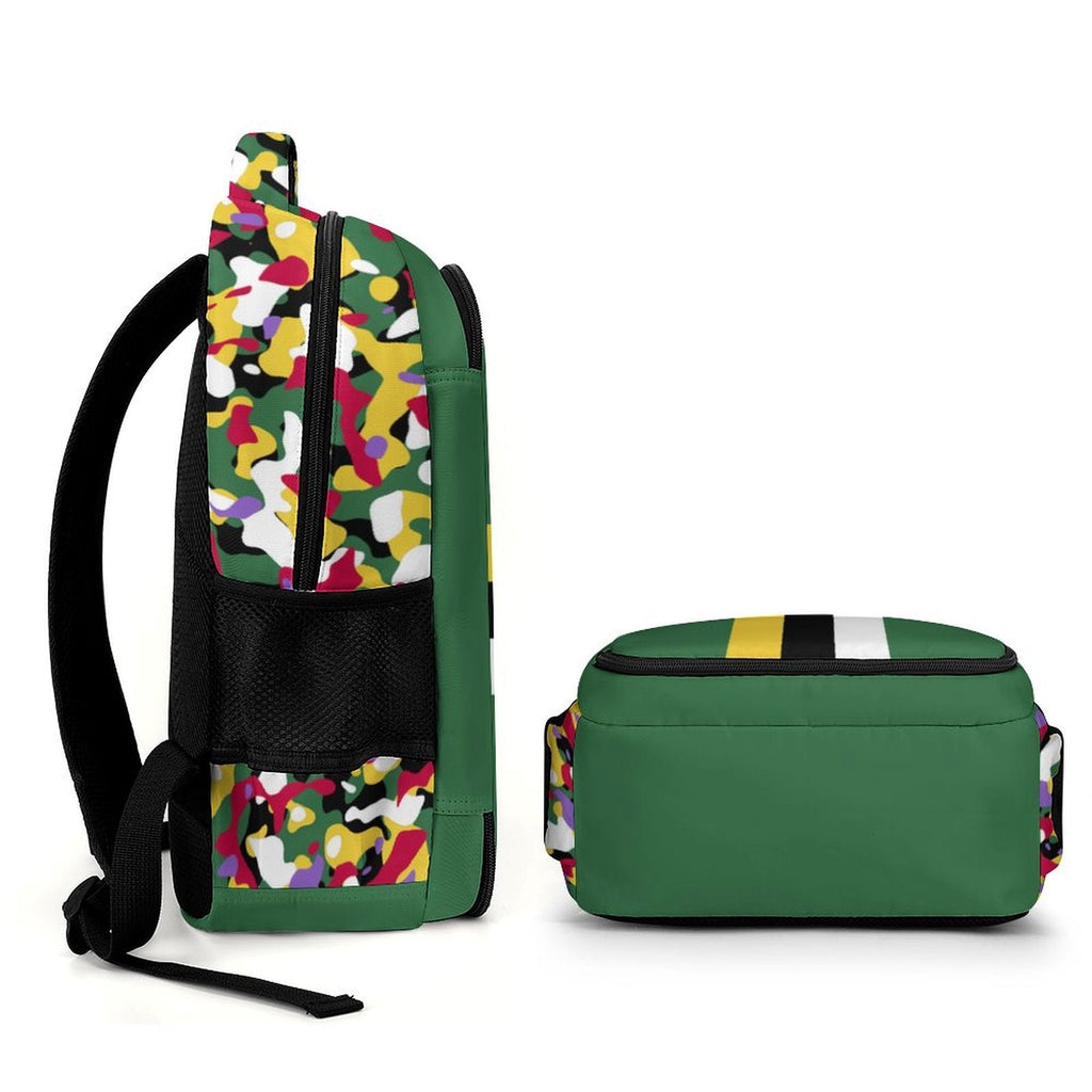 Dominica Flag Casual Backpack - Conscious Apparel Store