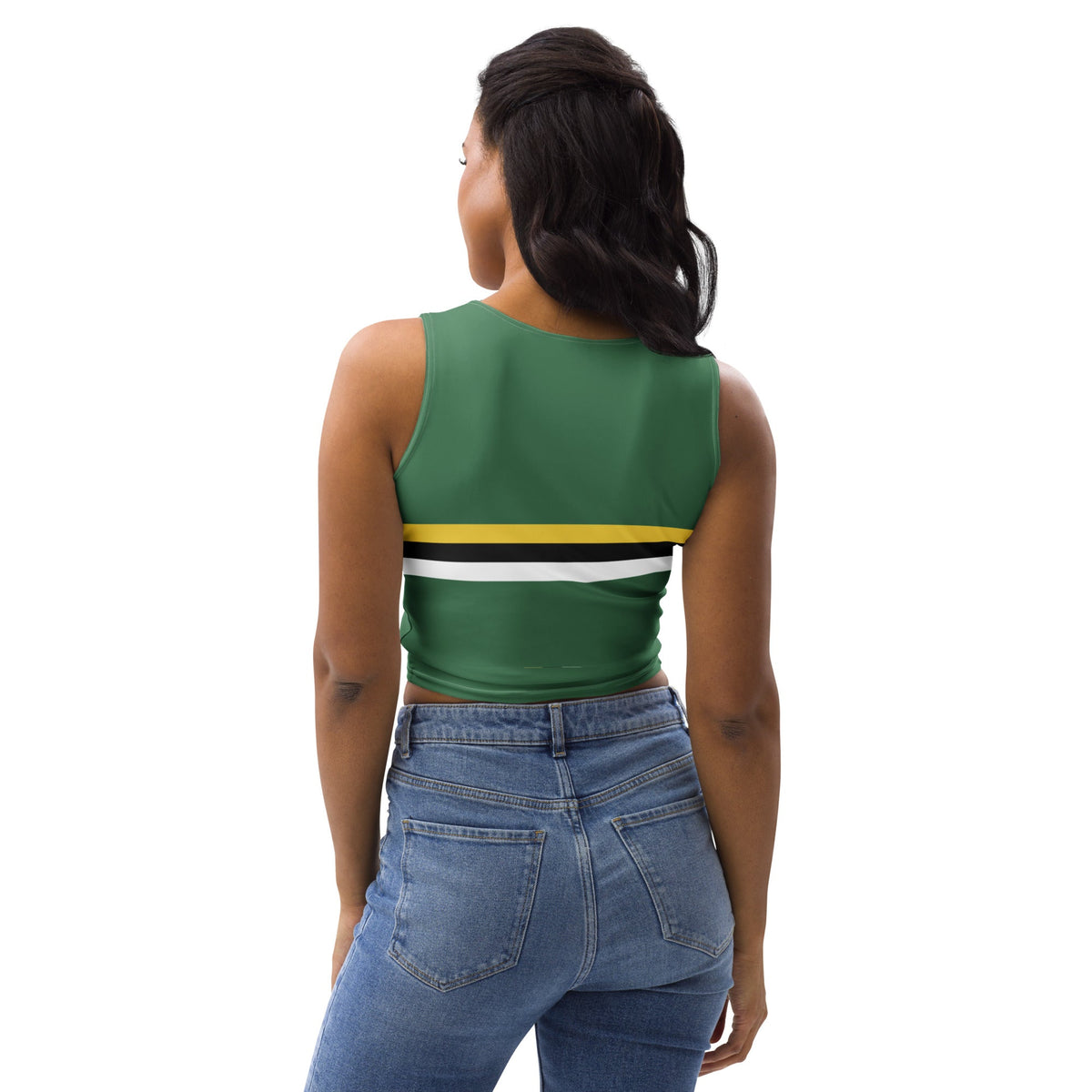 Dominica Flag Crop Top - Conscious Apparel Store