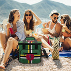 Dominica Flag Insulated Cooler Bag - Conscious Apparel Store