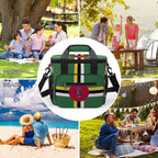 Dominica Flag Insulated Cooler Bag - Conscious Apparel Store
