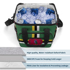 Dominica Flag Insulated Cooler Bag - Conscious Apparel Store