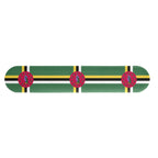 Dominica Flag Keyboard Wrist Rest Pad - Conscious Apparel Store
