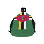 Dominica Flag Men's Casual Chest Bag - Conscious Apparel Store