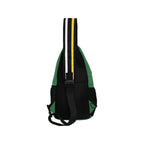 Dominica Flag Men's Casual Chest Bag - Conscious Apparel Store