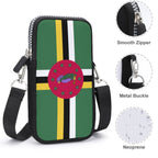 Dominica Flag Mobile Phone Purse - Conscious Apparel Store