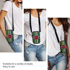 Dominica Flag Mobile Phone Purse - Conscious Apparel Store