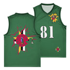 Dominica Flag Premium Sport Jersey Tank Top - Conscious Apparel Store