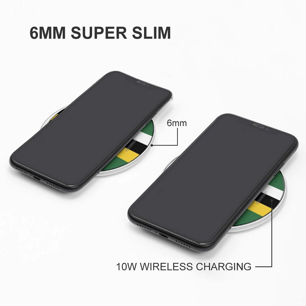 Dominica Flag Wireless Charging Pad - Conscious Apparel Store