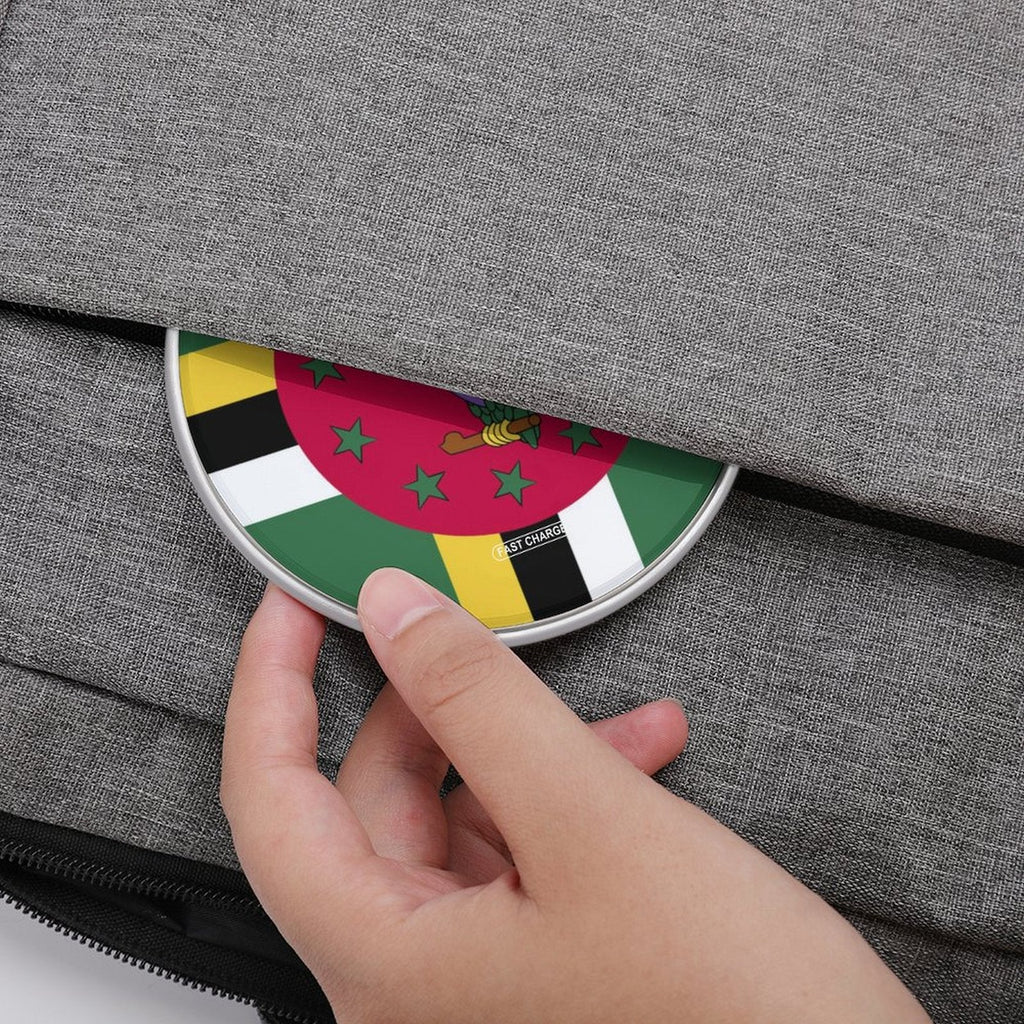 Dominica Flag Wireless Charging Pad - Conscious Apparel Store