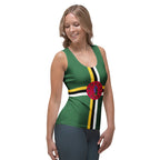 Dominica Flag Women's Tank Top - Conscious Apparel Store