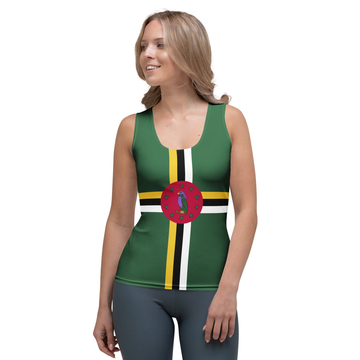 Dominica Flag Women's Tank Top - Conscious Apparel Store