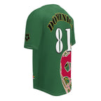 Dominica Football Themed Button-Down Sport Jersey - Conscious Apparel Store