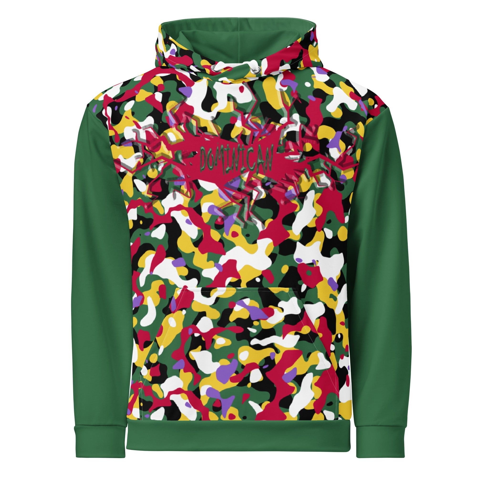 Dominican Girl Camo Unisex Pullover Hoodie - Conscious Apparel Store
