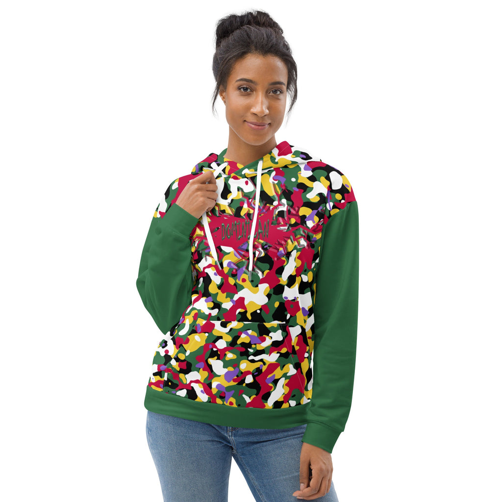 Dominican Girl Camo Unisex Pullover Hoodie - Conscious Apparel Store