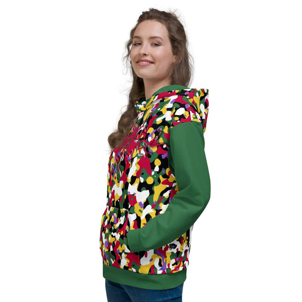 Dominican Girl Camo Unisex Pullover Hoodie - Conscious Apparel Store