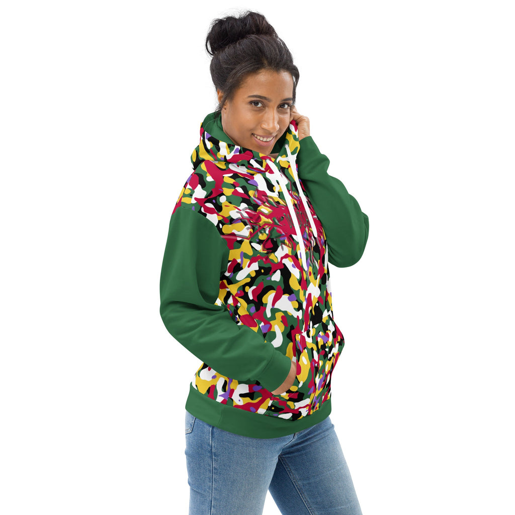 Dominican Girl Camo Unisex Pullover Hoodie - Conscious Apparel Store