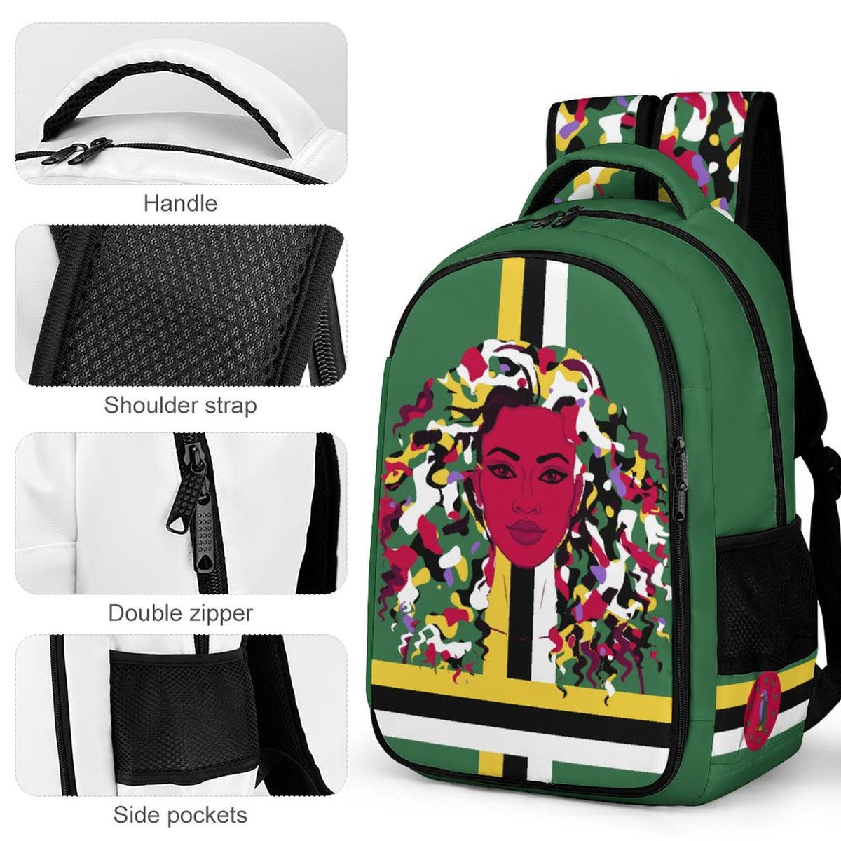 Dominican Girl Casual Backpack - Conscious Apparel Store