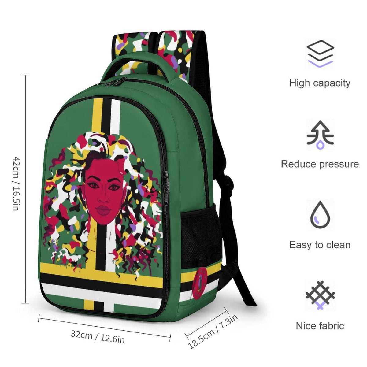 Dominican Girl Casual Backpack - Conscious Apparel Store