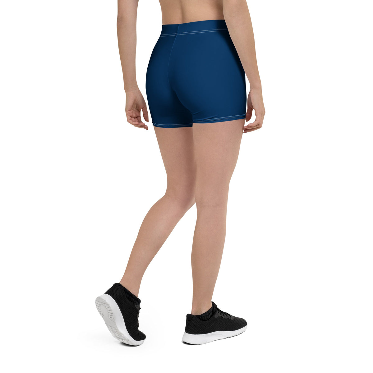 Dominican Republic Blue Leggings Shorts - Conscious Apparel Store