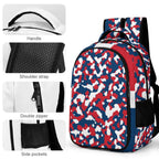 Dominican Republic Flag Camo Casual Backpack - Conscious Apparel Store
