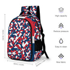 Dominican Republic Flag Camo Casual Backpack - Conscious Apparel Store