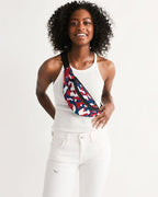 Dominican Republic Flag Camo Crossbody Sling Bag - Conscious Apparel Store