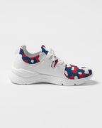 Dominican Republic Flag Camo Men's Two-Tone Sneaker - Conscious Apparel Store