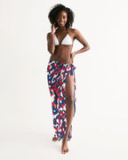 Dominican Republic Flag Camo Swim Cover Up - Conscious Apparel Store