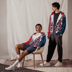 Dominican Republic Flag Camo Unisex zip hoodie - Conscious Apparel Store