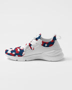 Dominican Republic Flag Camo Women's Two-Tone Sneaker - Conscious Apparel Store
