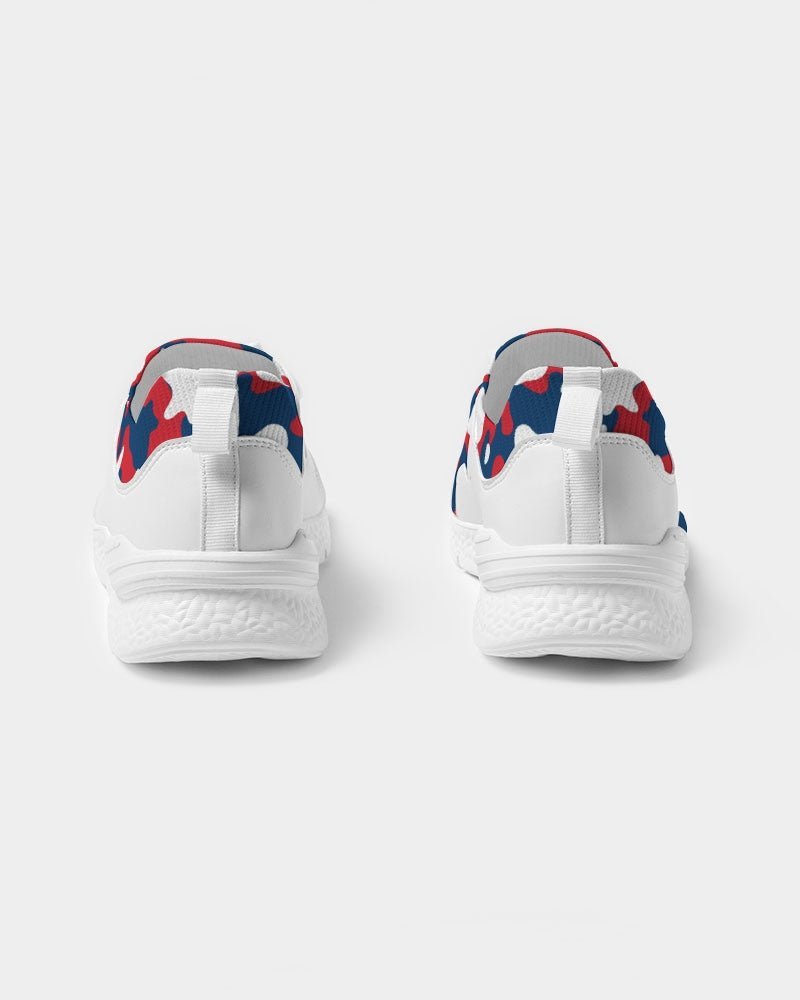 Dominican Republic Flag Camo Women's Two-Tone Sneaker - Conscious Apparel Store