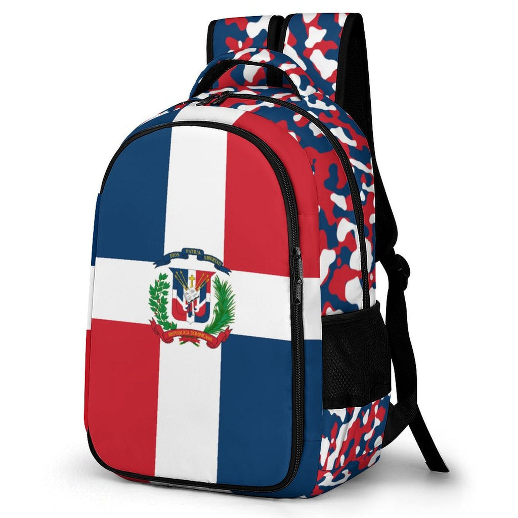 Dominican Republic Flag Casual Backpack - Conscious Apparel Store
