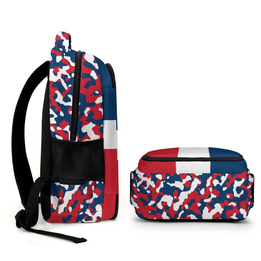 Dominican Republic Flag Casual Backpack - Conscious Apparel Store