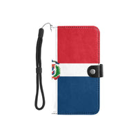 Dominican Republic Flag Flip Leather Purse for Mobile Phone/Small - Conscious Apparel Store