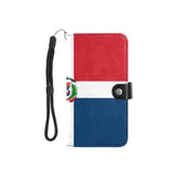 Dominican Republic Flag Flip Leather Purse for Mobile Phone/Small - Conscious Apparel Store