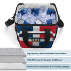 Dominican Republic Flag Insulated Cooler Bag - Conscious Apparel Store