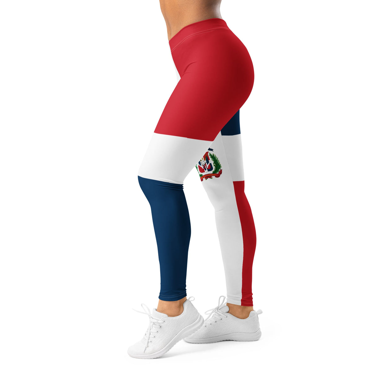 Dominican Republic Flag Leggings - Conscious Apparel Store