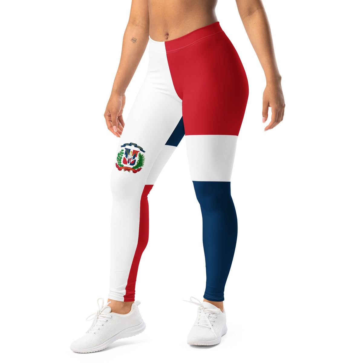 Dominican Republic Flag Leggings - Conscious Apparel Store
