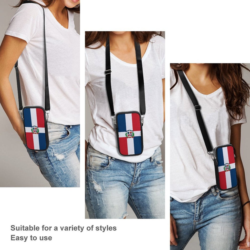 Dominican Republic Flag Mobile Phone Purse - Conscious Apparel Store