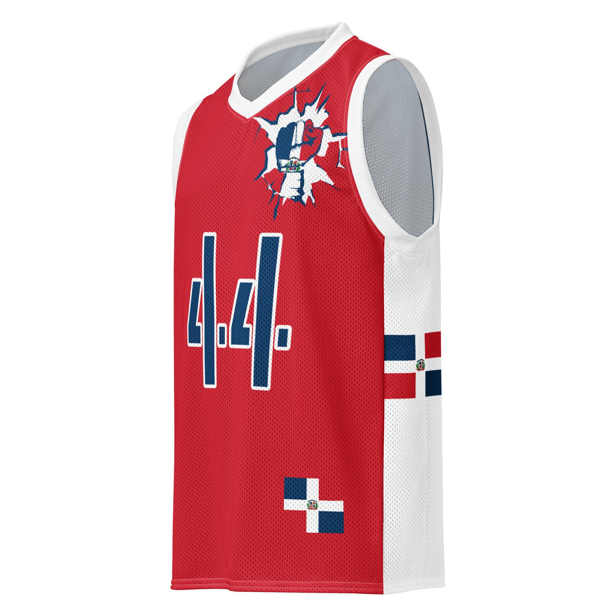 Dominican Republic Flag Premium Sport Jersey Tank Top - Conscious Apparel Store