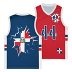 Dominican Republic Flag Premium Sport Jersey Tank Top - Conscious Apparel Store