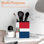 Dominican Republic Flag Square Pen Holder - Conscious Apparel Store
