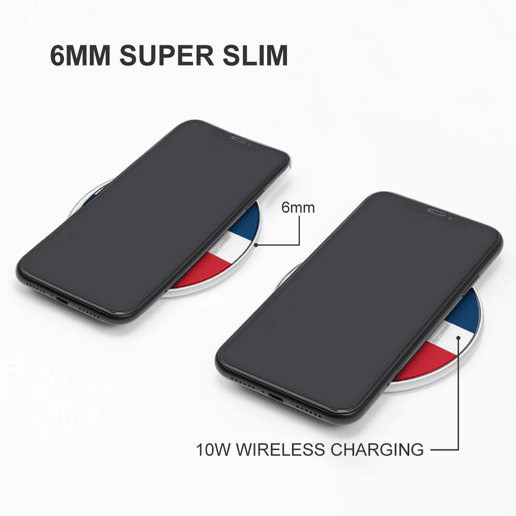 Dominican Republic Flag Wireless Charging Pad - Conscious Apparel Store