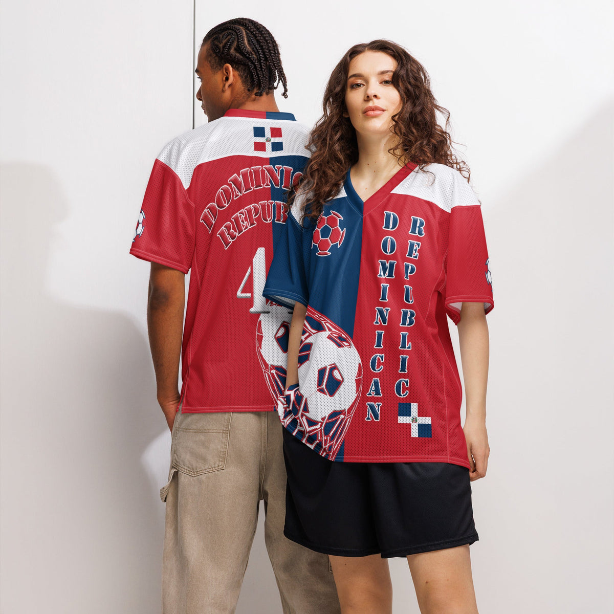 Dominican Republic football Sport Jersey - Conscious Apparel Store