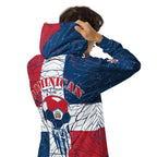 Dominican Republic Football Unisex zip hoodie - Conscious Apparel Store