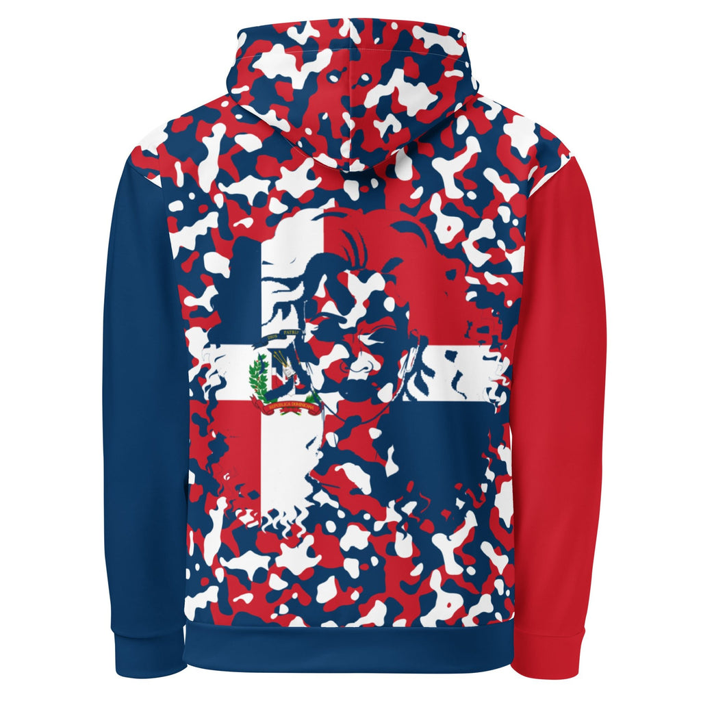 Dominican Republic Girl Camo Unisex Pullover Hoodie - Conscious Apparel Store