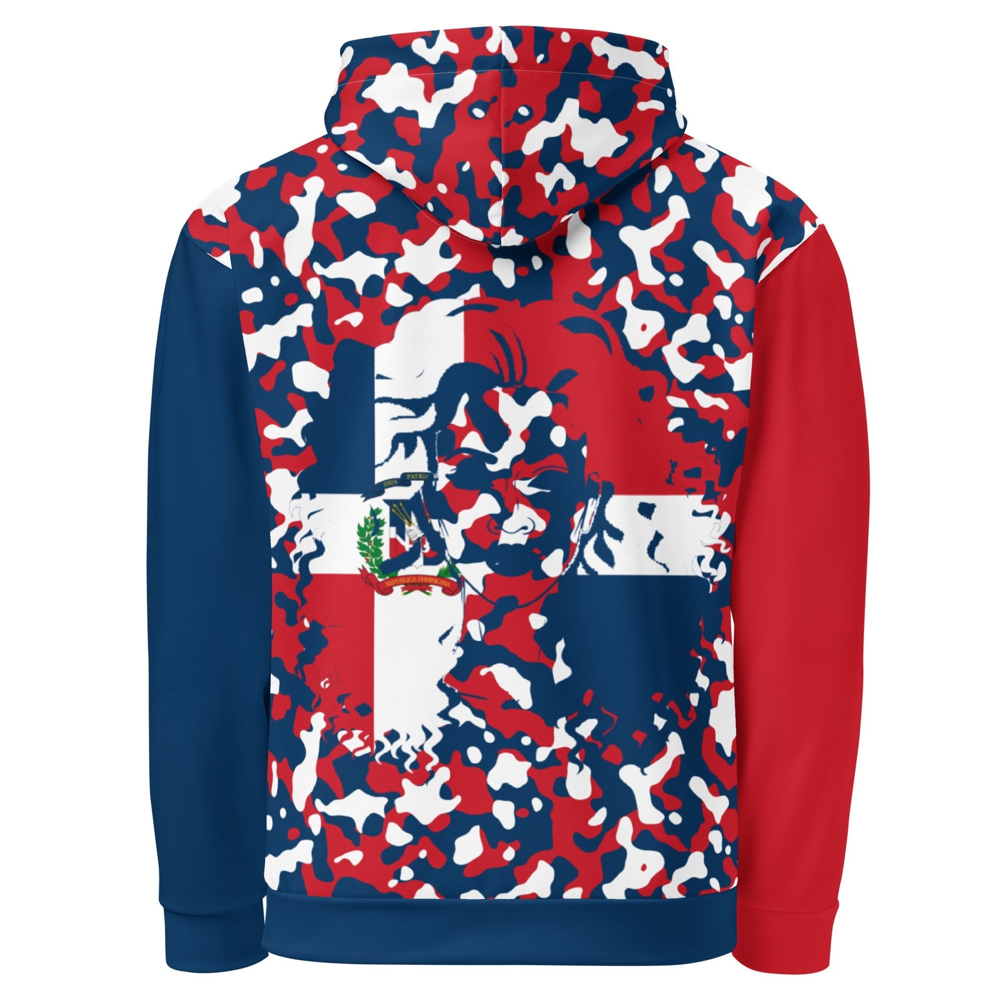 Dominican Republic Girl Camo Unisex Pullover Hoodie - Conscious Apparel Store