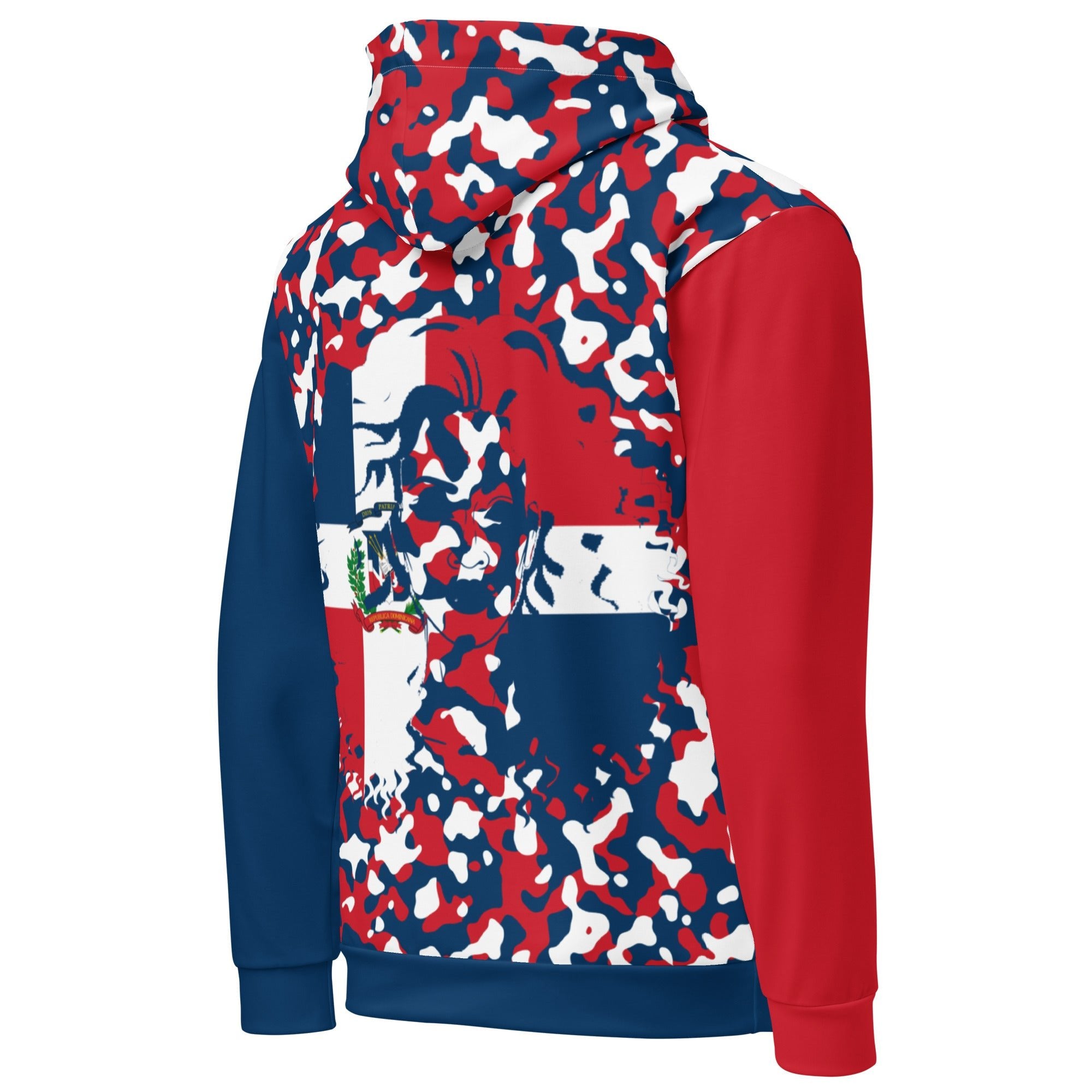 Dominican Republic Girl Camo Unisex Pullover Hoodie - Conscious Apparel Store