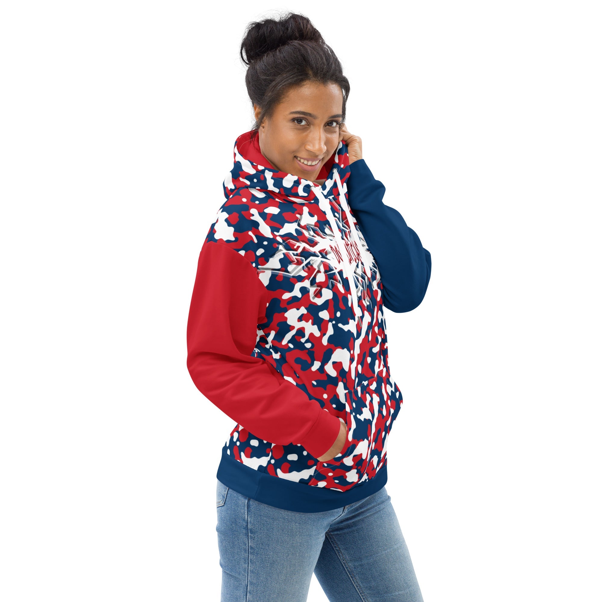 Dominican Republic Girl Camo Unisex Pullover Hoodie - Conscious Apparel Store