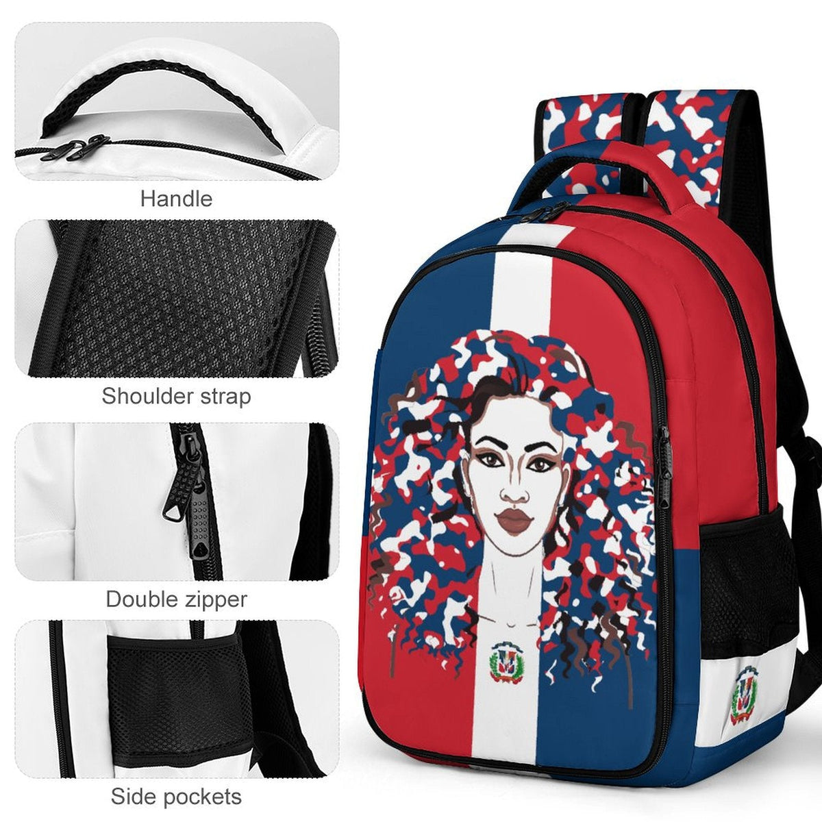 Dominican Republican Girl Casual Backpack - Conscious Apparel Store